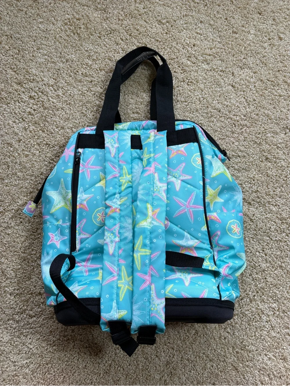 SCOUT Play It Cool Backpack Cooler Starfish Aqua Insulated Travel Beach NWT